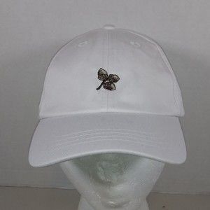 3 Acorns Garb Youth Ball Cap Hat Embroidered White Strapback Adjust Ages 5 - 12